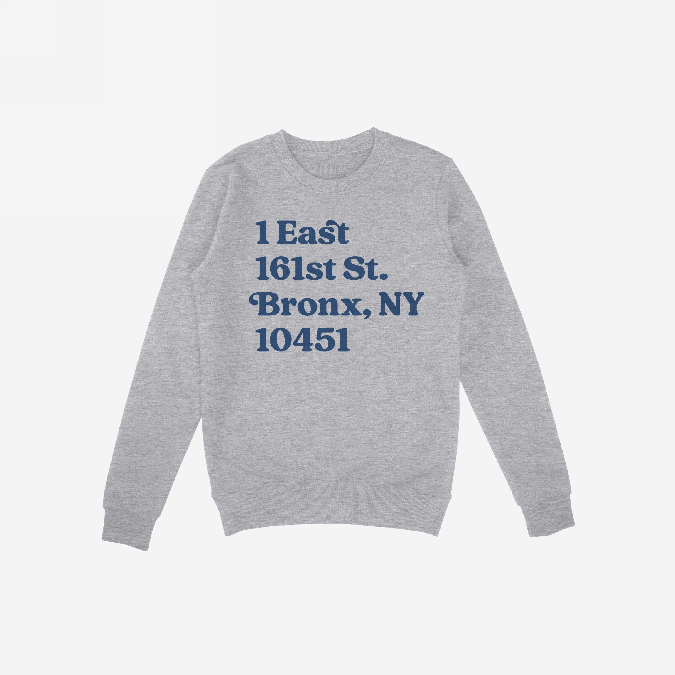 New York Baseball Stadium NYY Address Hoodie & Sweatshirt
