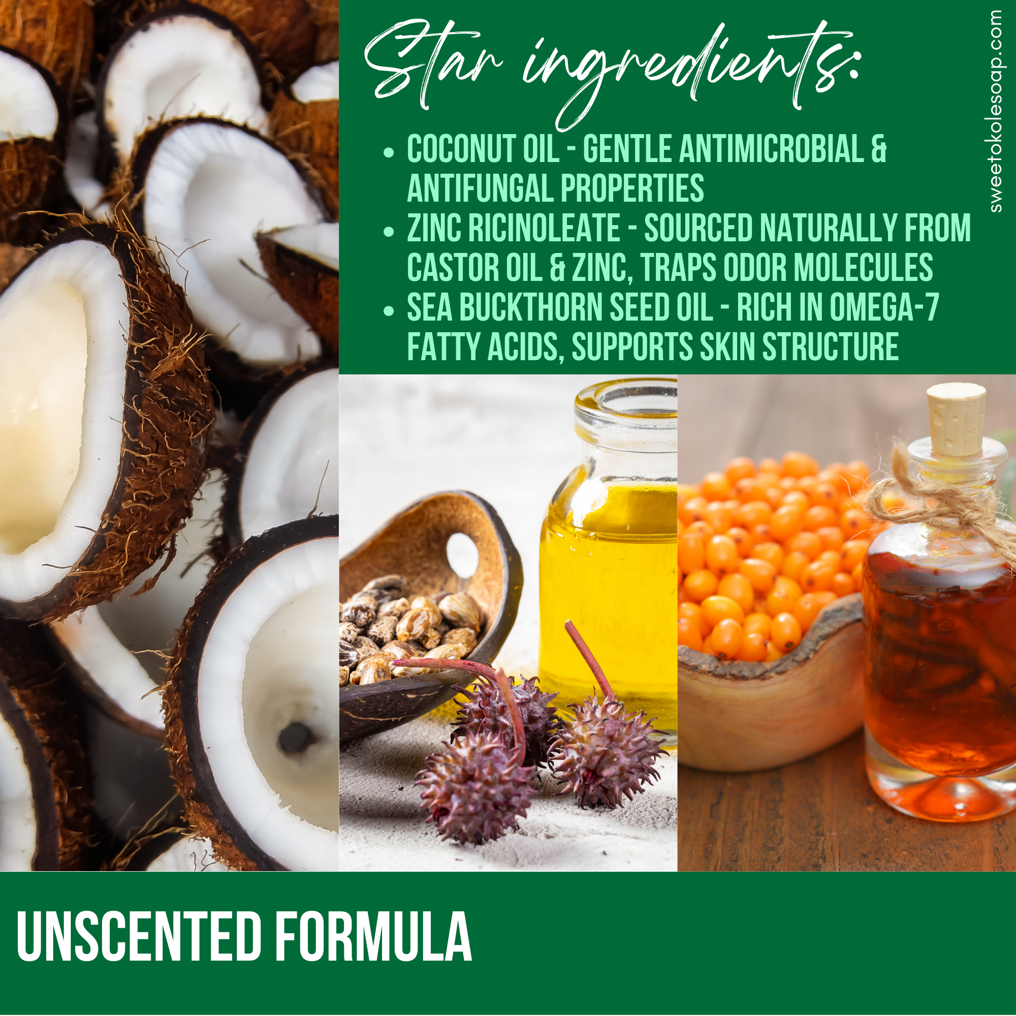 Natural Deodorant for Sensitive Skin, Unscented Ultra-Gentle