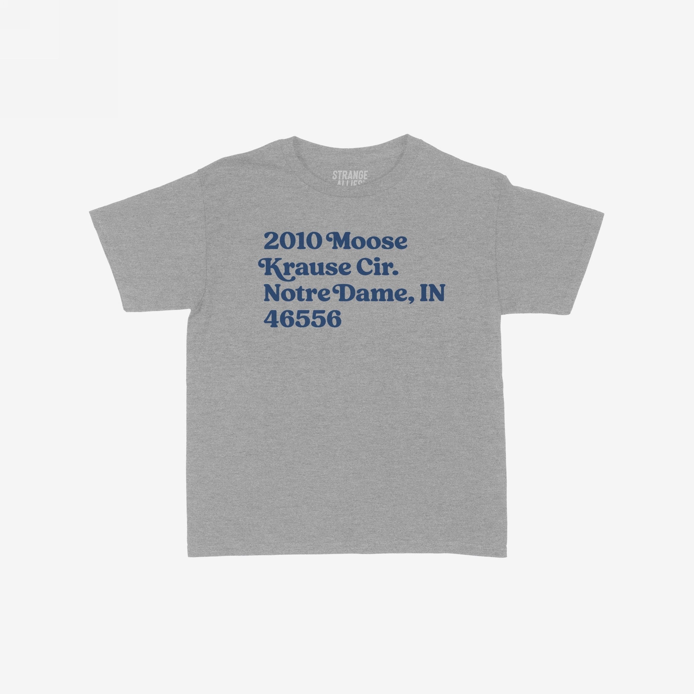 Notre Dame Football Stadium Address Women's Baby Tee