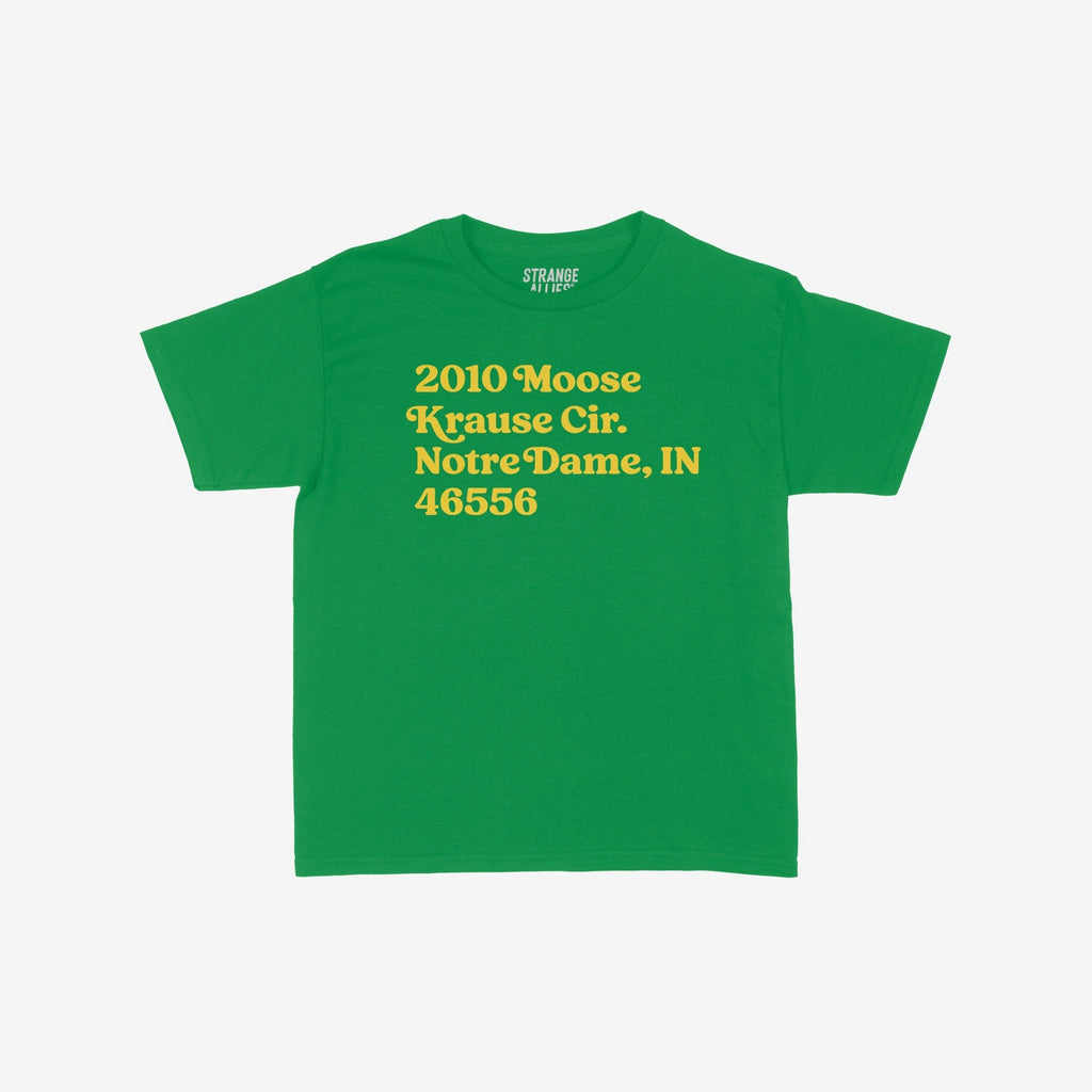 Notre Dame Football Stadium Address Women's Baby Tee