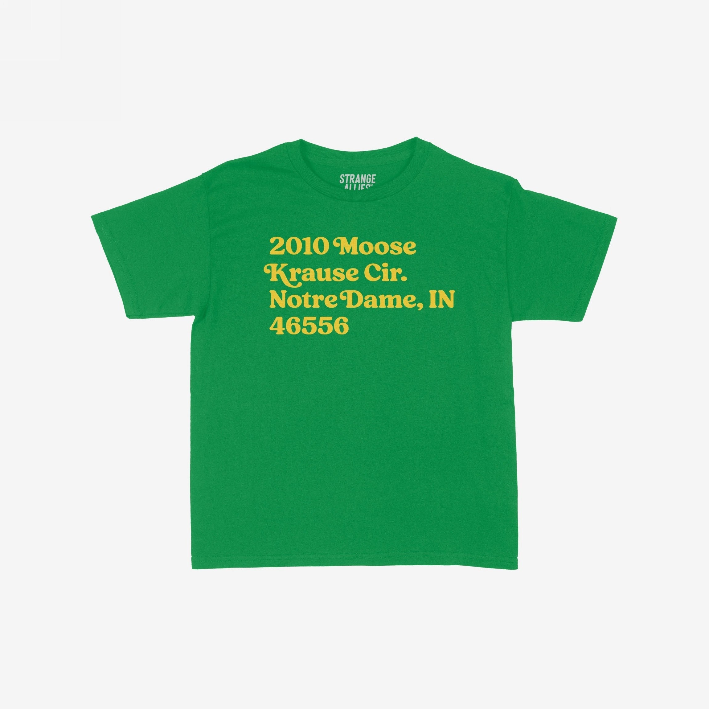 Notre Dame Football Stadium Address Women's Baby Tee