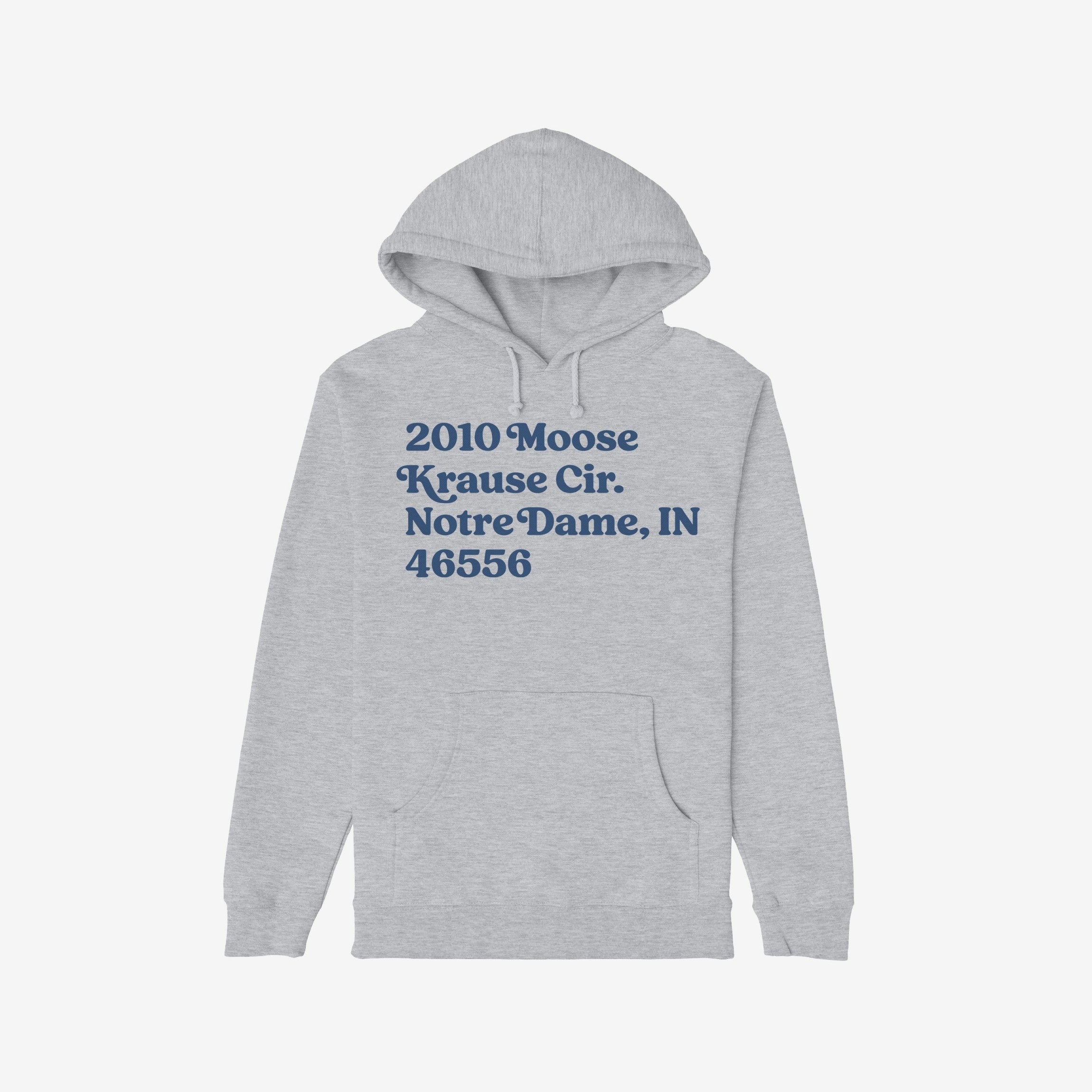 Notre Dame Football Stadium Address Hoodie & Sweatshirt