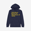 Notre Dame Football Stadium Address Hoodie & Sweatshirt