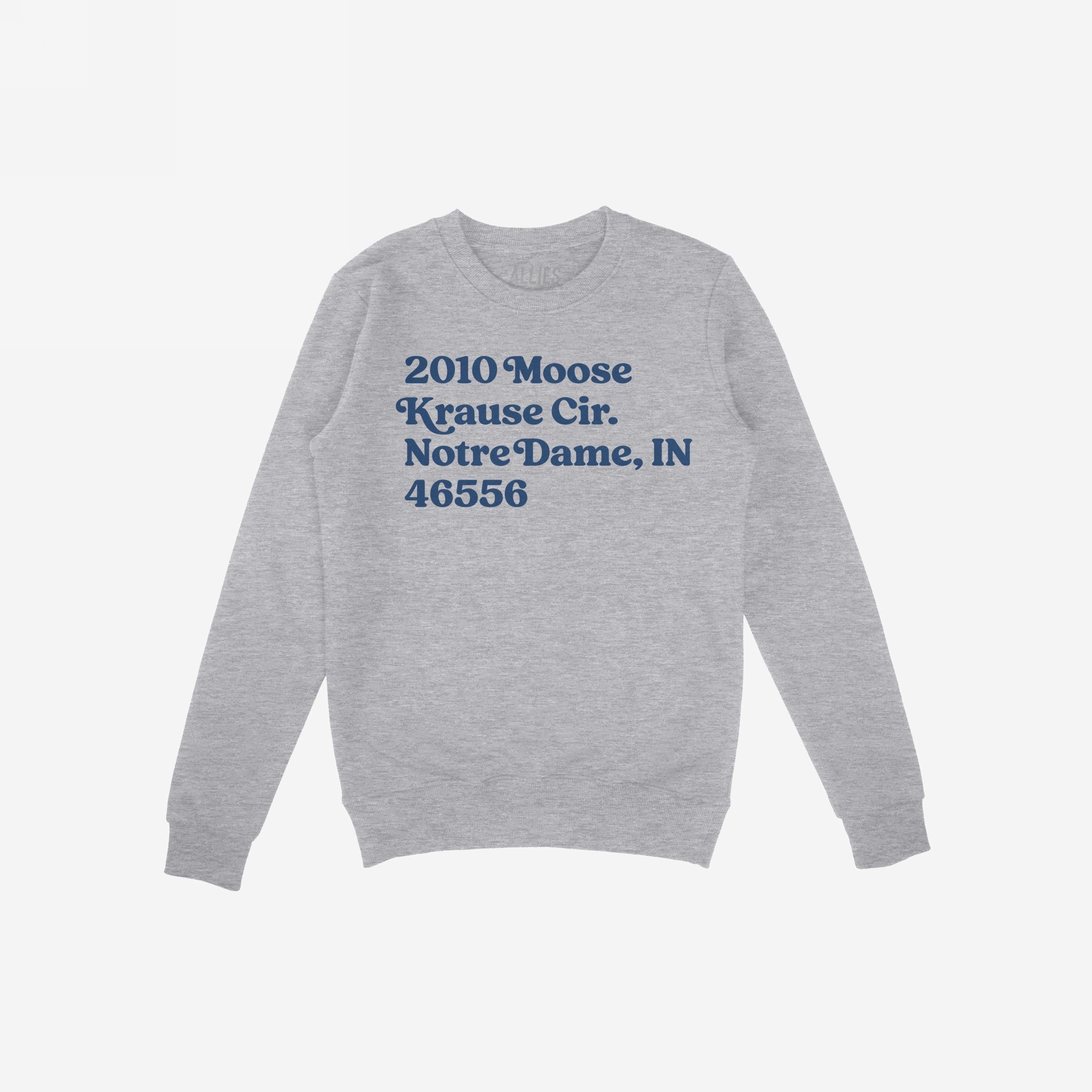 Notre Dame Football Stadium Address Hoodie & Sweatshirt