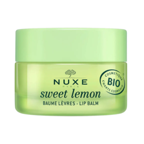 NUXE Sweet Lemon Lip Balm: Organic, Plant-Based & Vegan Ingredients - A Product of France 🇫🇷