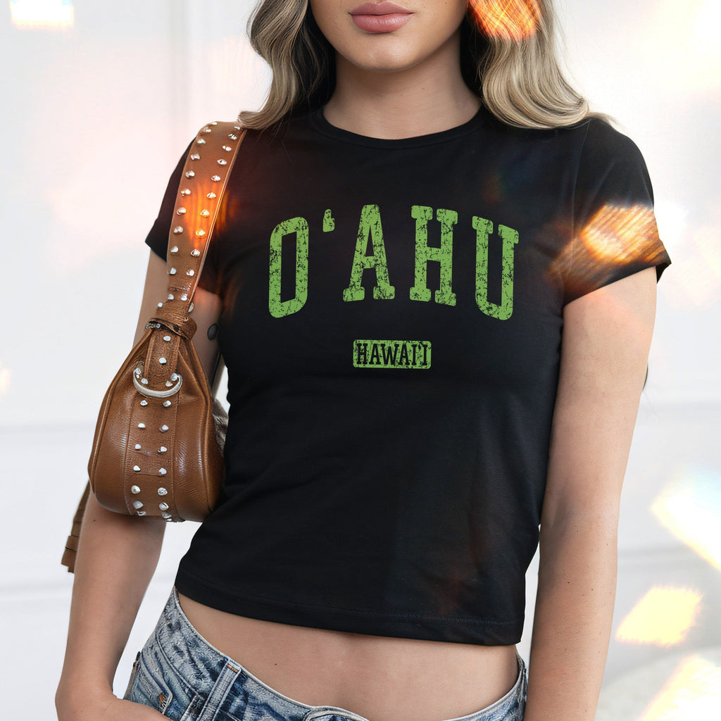 Oahu Hawaii Women's Baby Tee