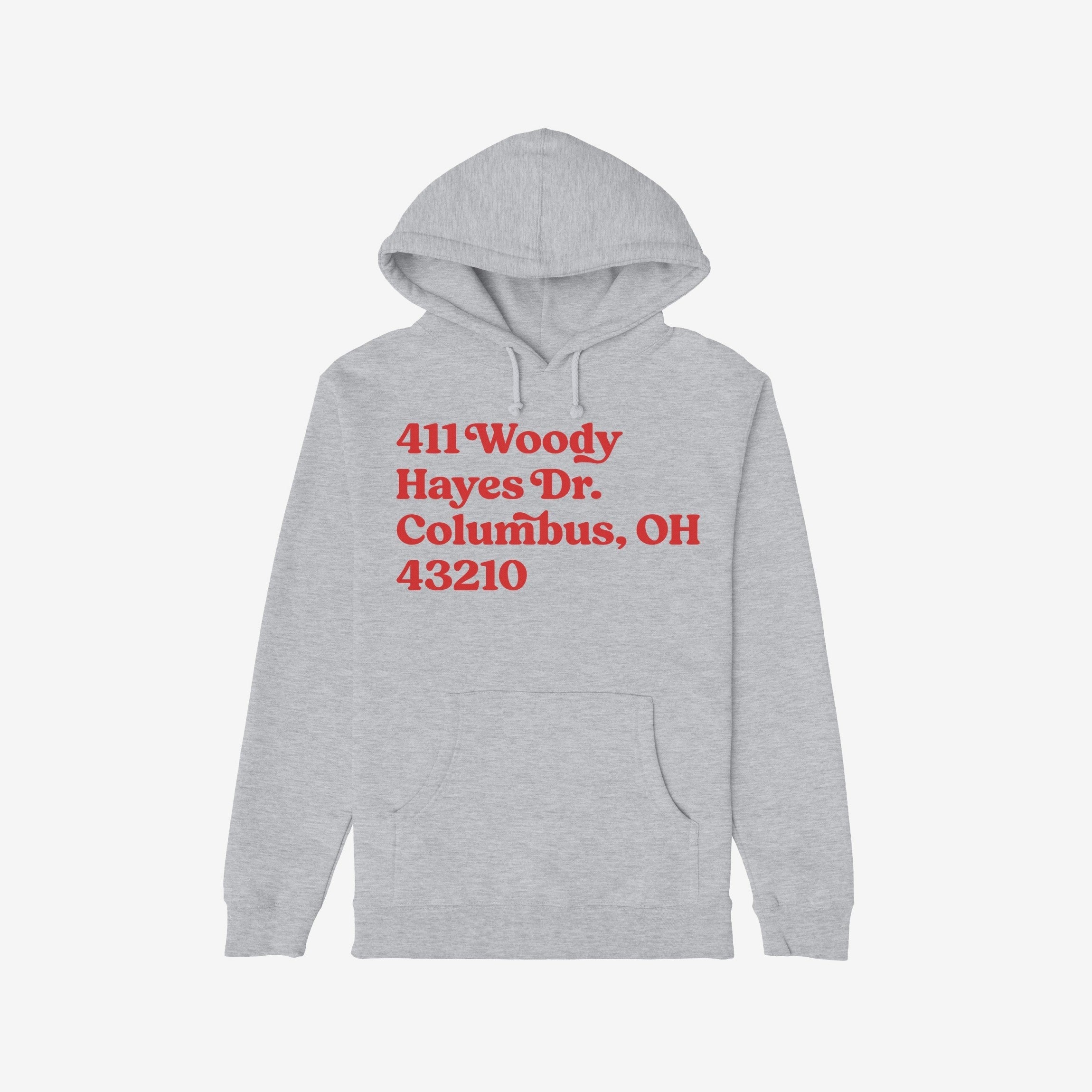Ohio State Football Stadium Address Hoodie & Sweatshirt