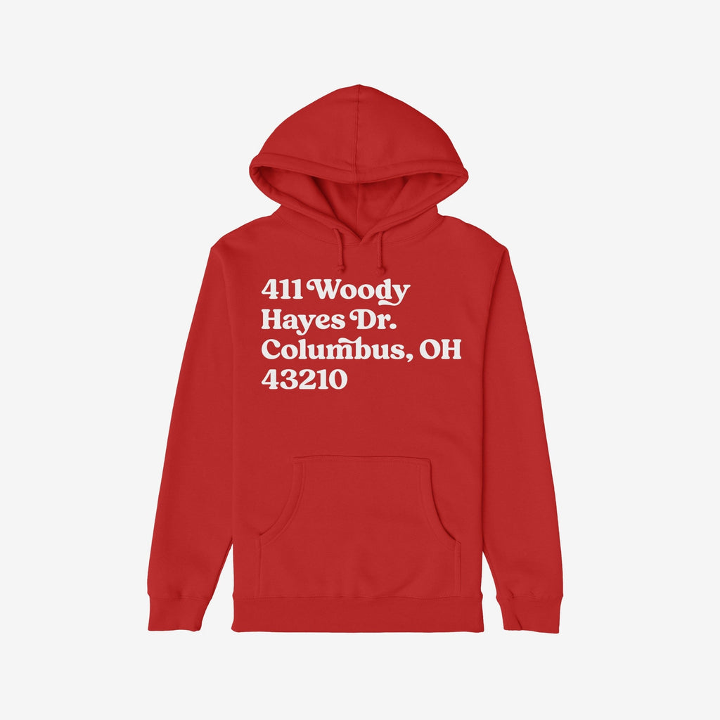 Ohio State Football Stadium Address Hoodie & Sweatshirt