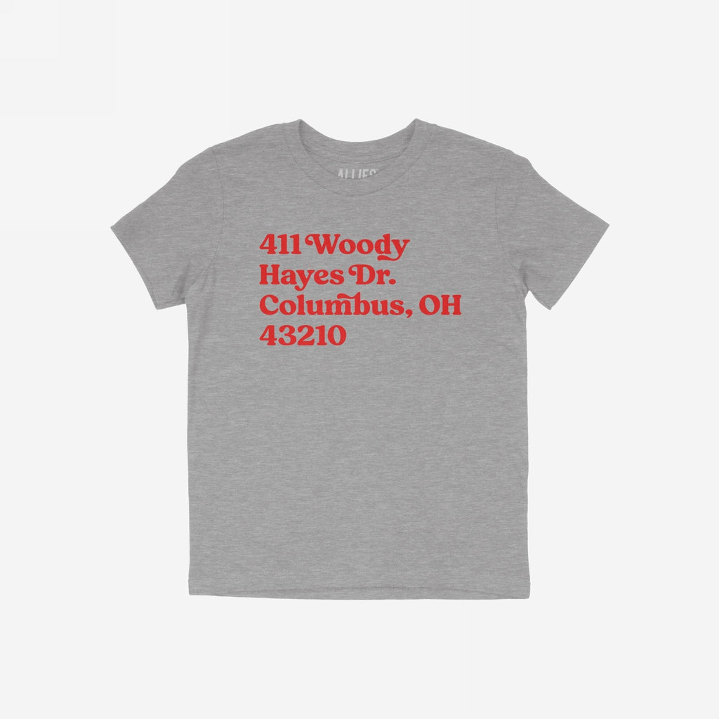 Ohio State Football Stadium Address T-shirt