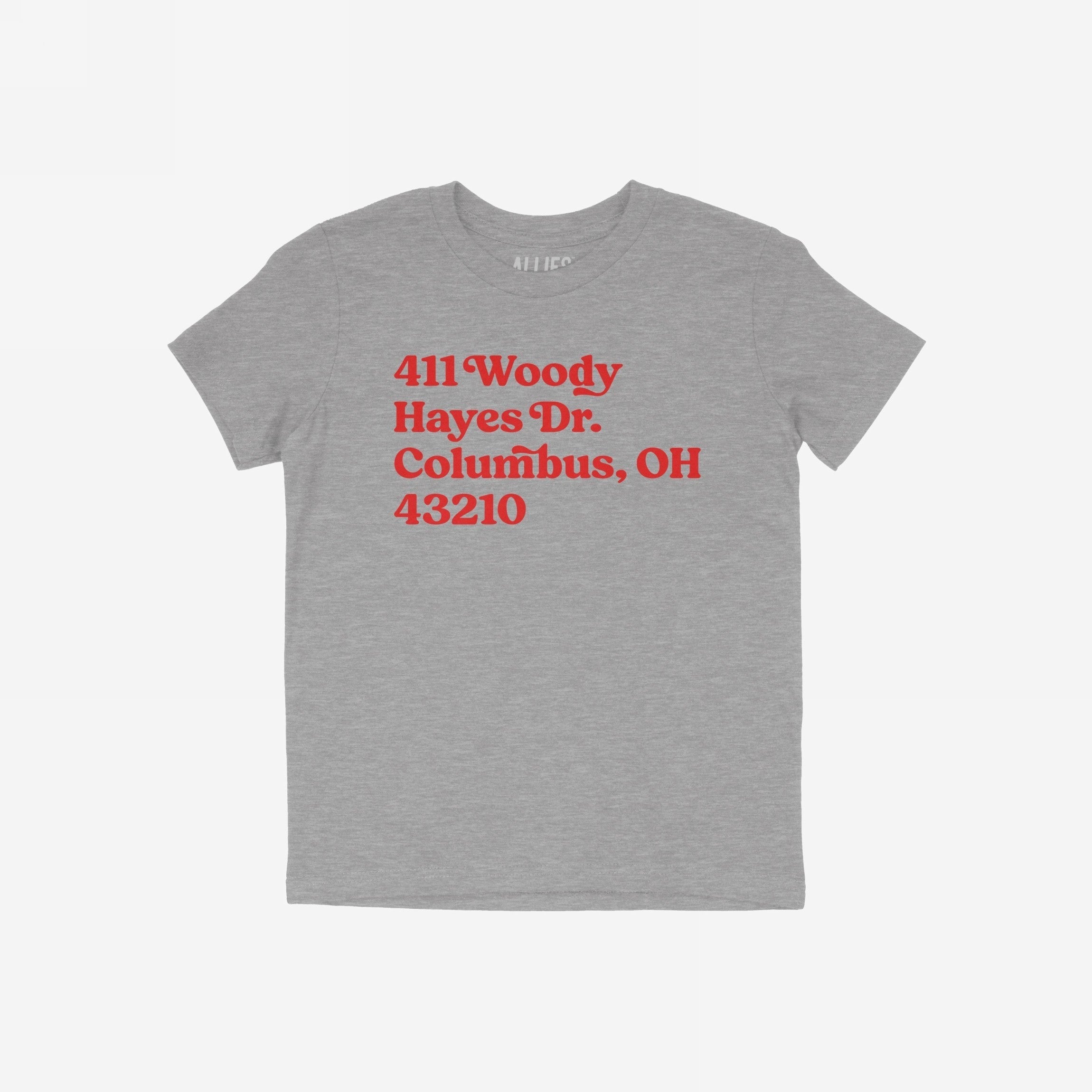 Ohio State Football Stadium Address T-shirt