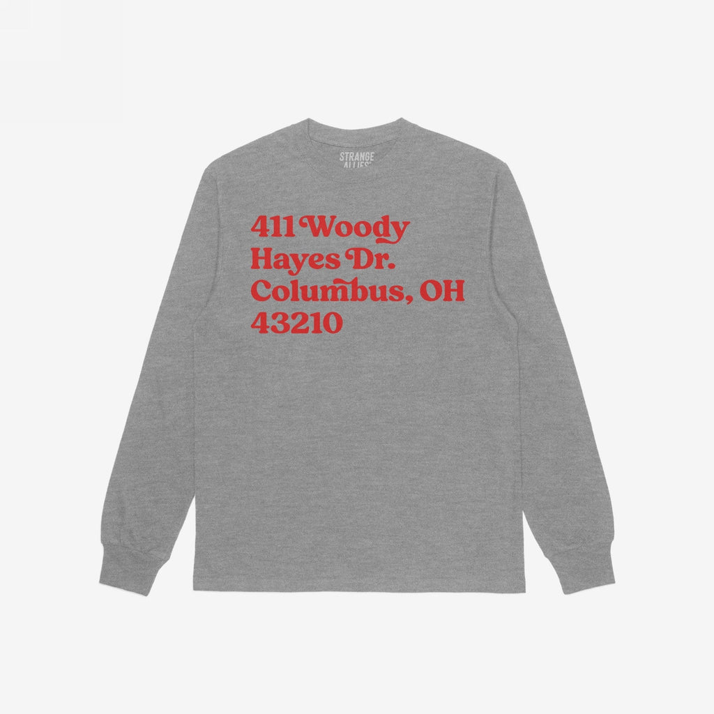 Ohio State Football Stadium Address T-shirt