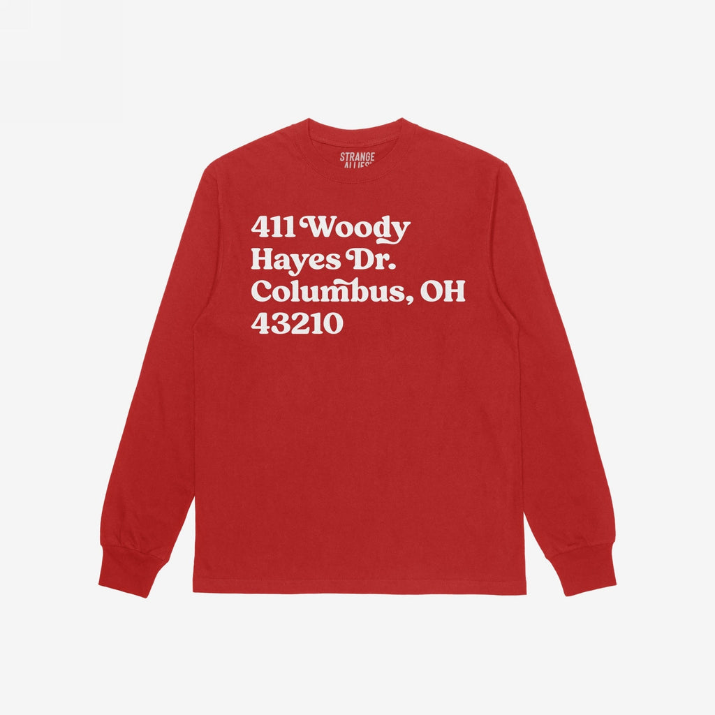 Ohio State Football Stadium Address T-shirt