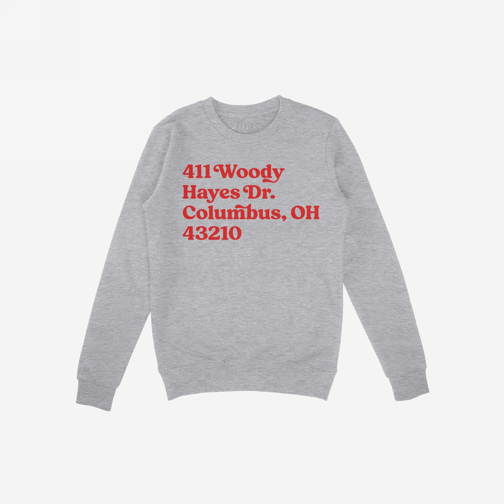 Ohio State Football Stadium Address Hoodie & Sweatshirt