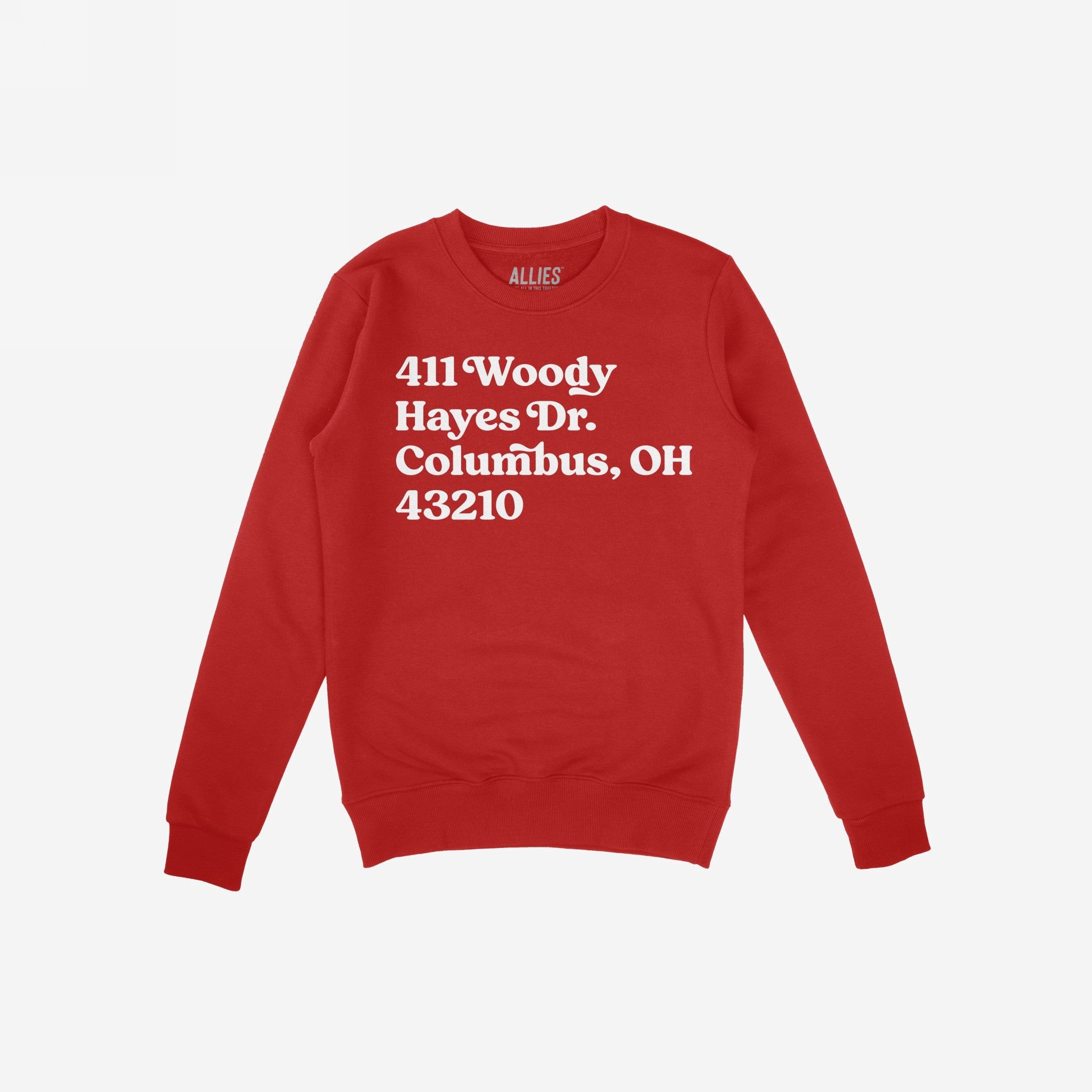 Ohio State Football Stadium Address Hoodie & Sweatshirt