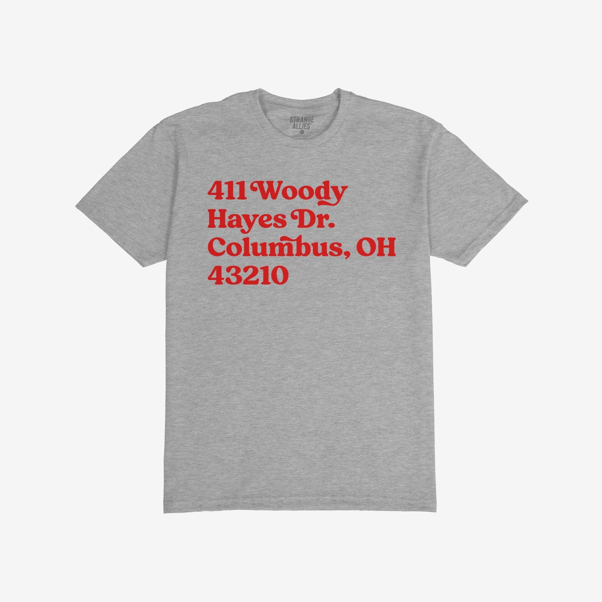 Ohio State Football Stadium Address T-shirt