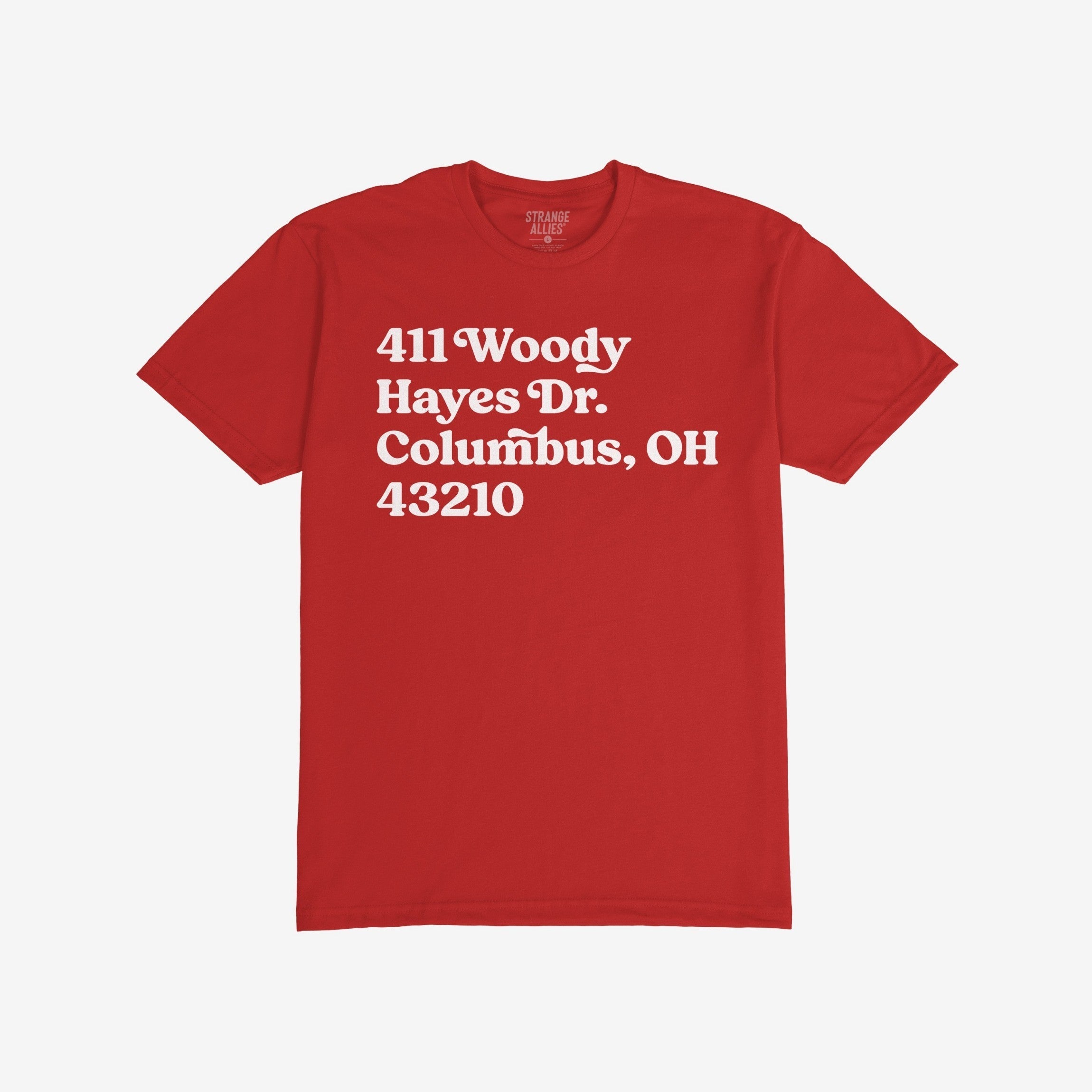 Ohio State Football Stadium Address T-shirt