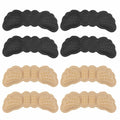 Gosknor 4 Pairs Heel Protector Pads Foam Inserts Cushion Black Skin Color