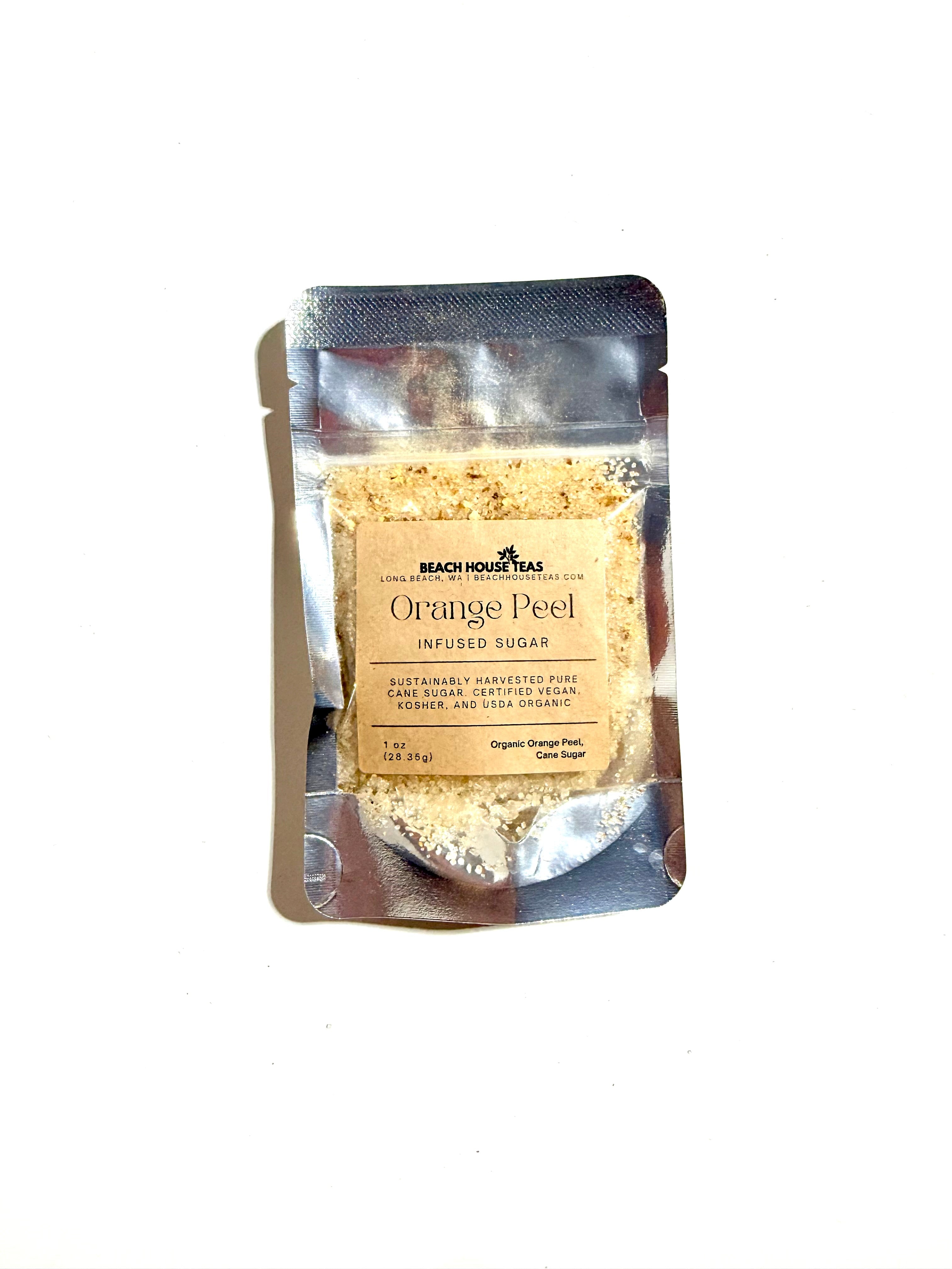 Orange Peel infused artisan culinary sugar