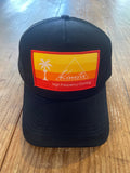 Rising Sun High Frequency Trucker Hat (Black with Sun-Blend patch)