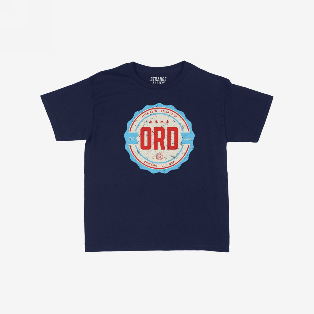Chicago ORD O'Hare Airport Badge Women's Baby Tee