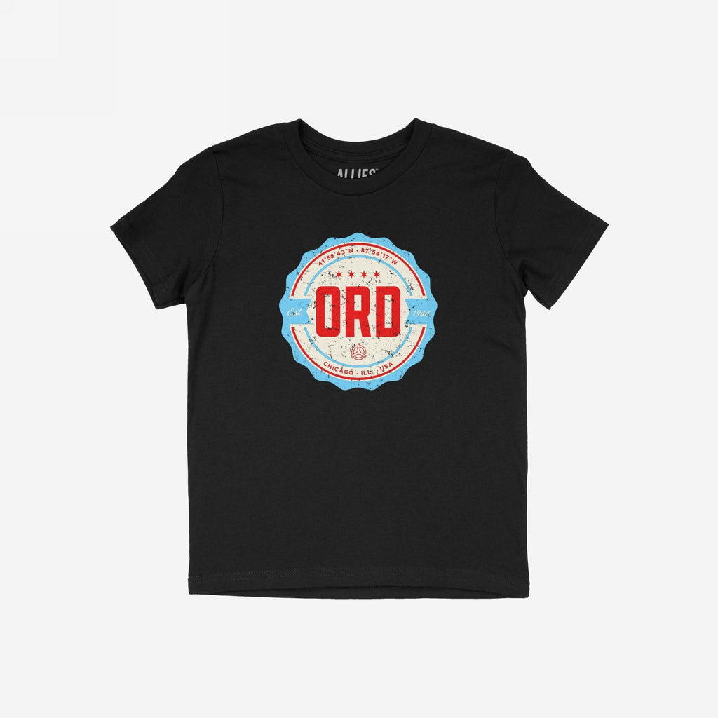 Chicago ORD O'Hare Airport Badge T-shirt