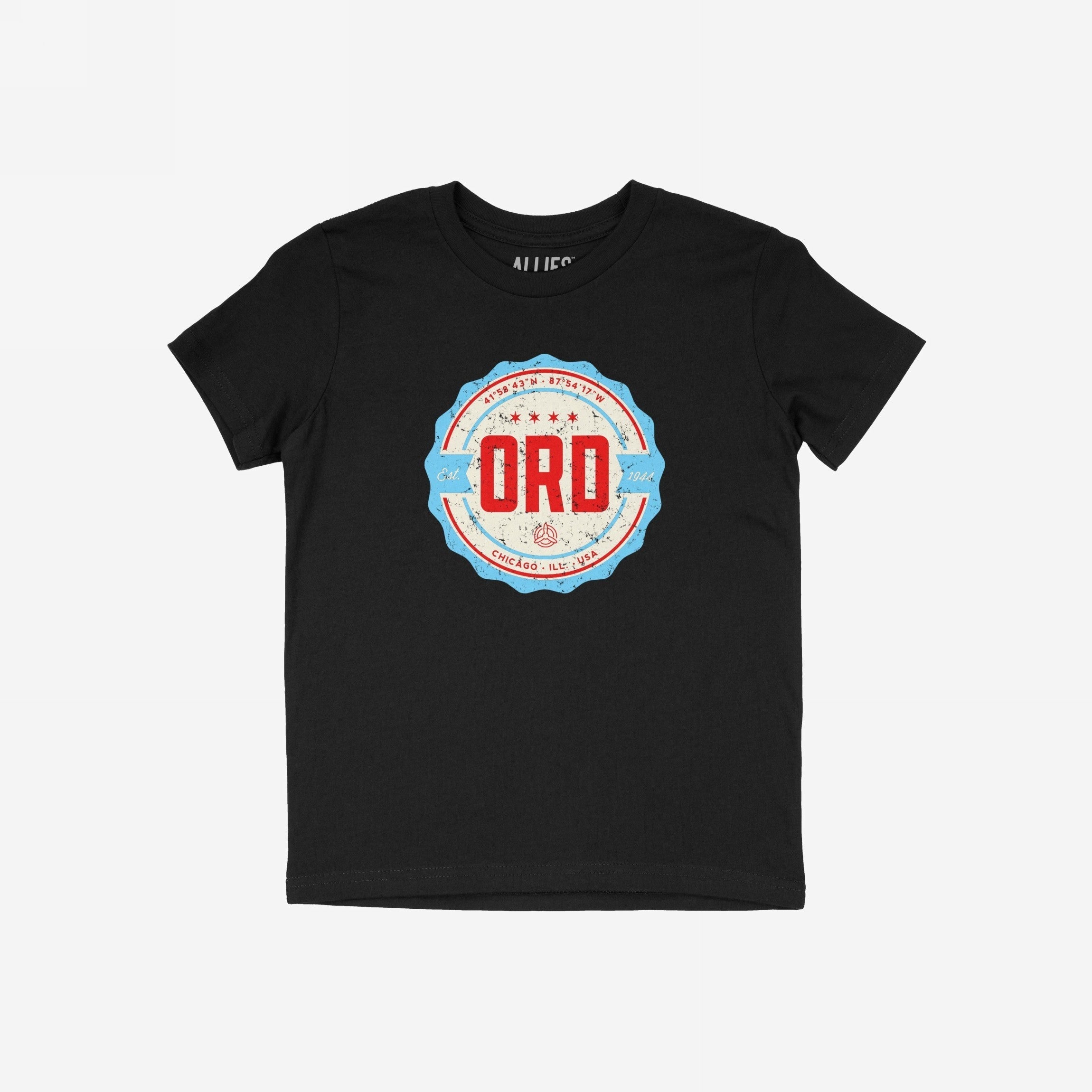 Chicago ORD O'Hare Airport Badge T-shirt