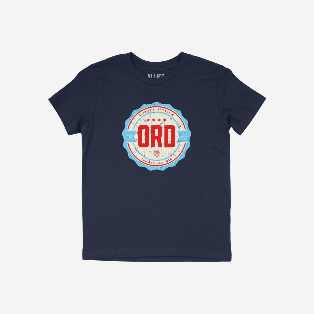 Chicago ORD O'Hare Airport Badge T-shirt