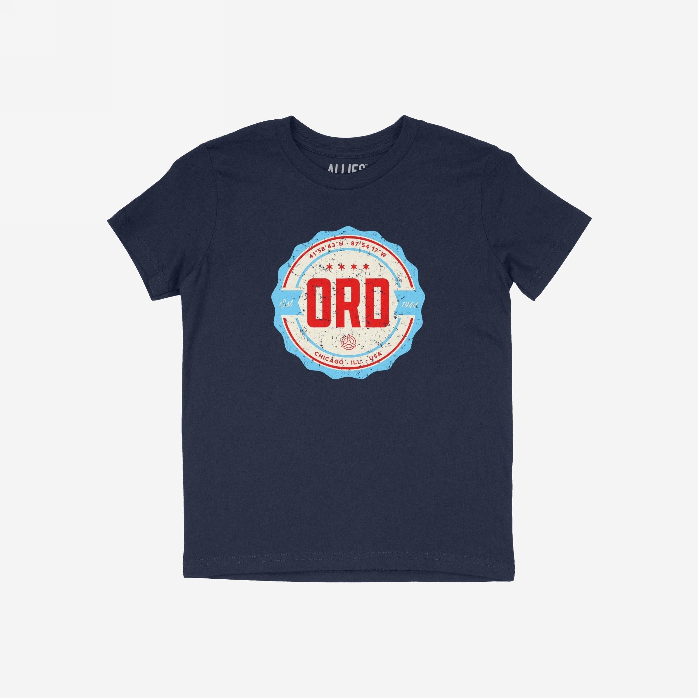 Chicago ORD O'Hare Airport Badge T-shirt