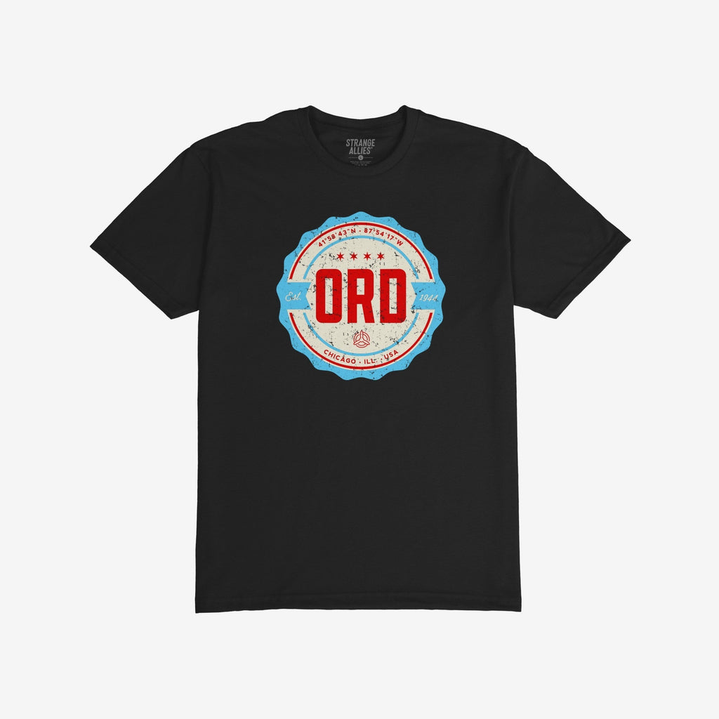 Chicago ORD O'Hare Airport Badge T-shirt
