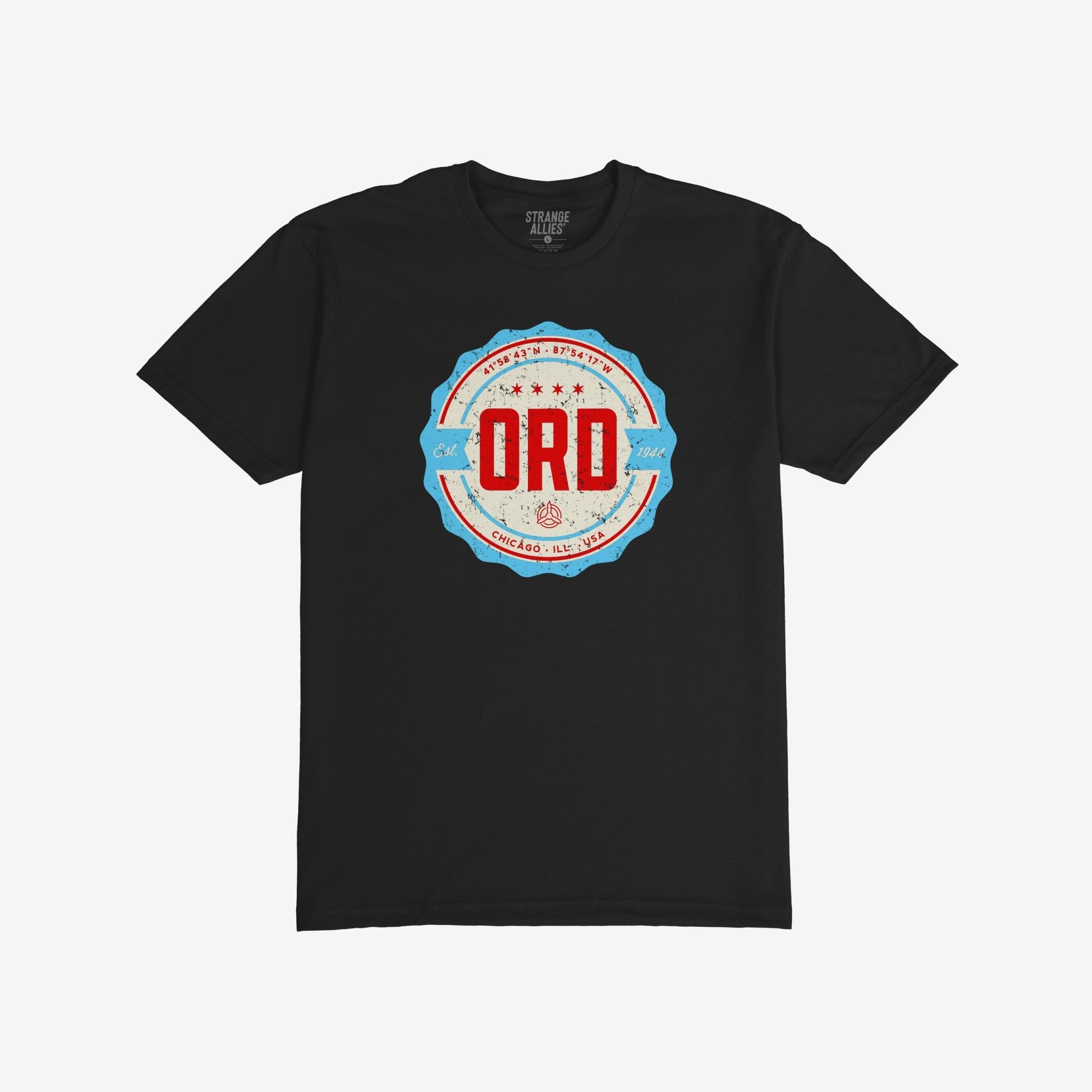 Chicago ORD O'Hare Airport Badge T-shirt