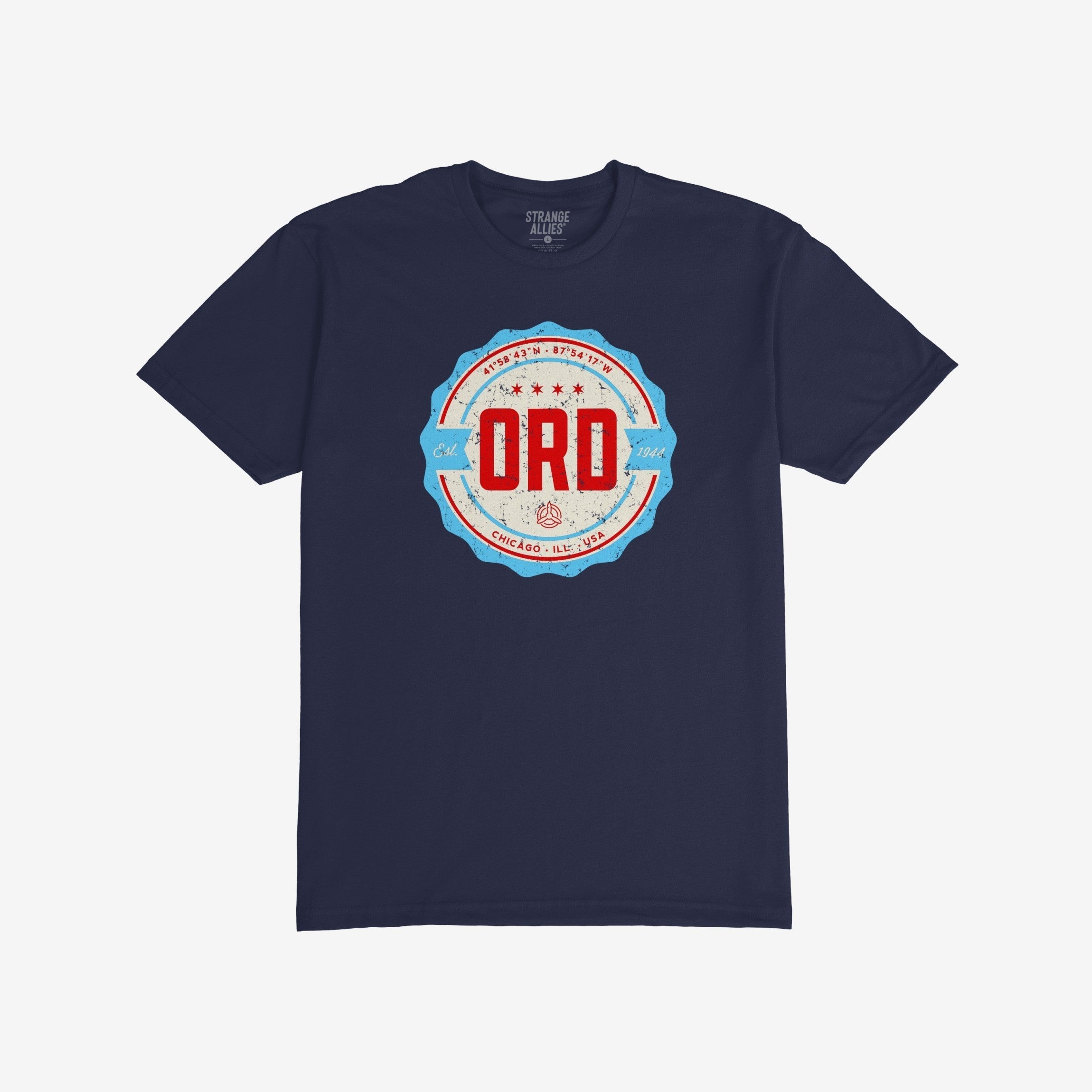 Chicago ORD O'Hare Airport Badge T-shirt