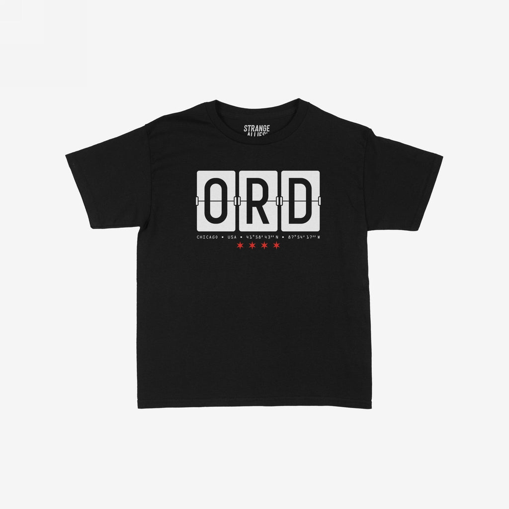 Chicago ORD O'Hare Airport Flipboard Women's Baby Tee
