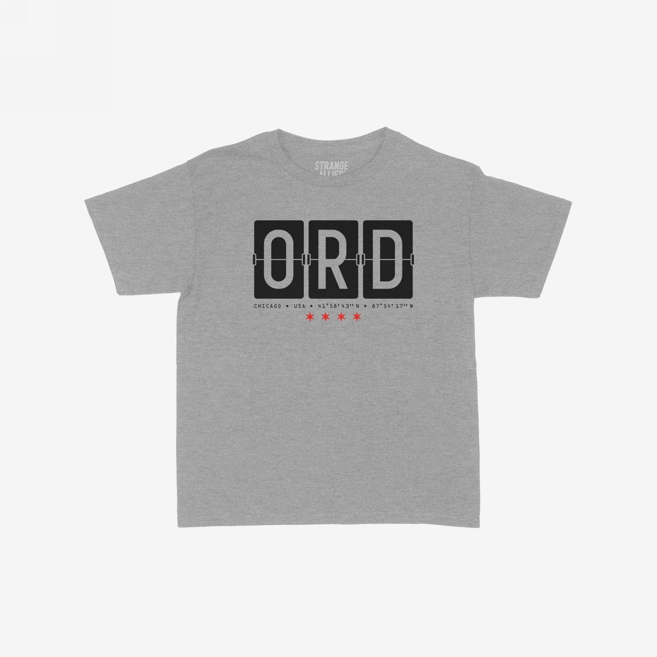 Chicago ORD O'Hare Airport Flipboard Women's Baby Tee