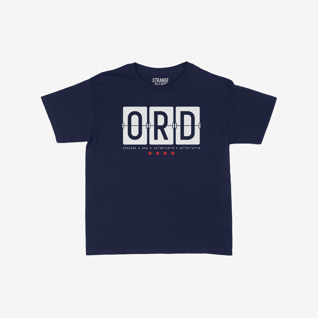 Chicago ORD O'Hare Airport Flipboard Women's Baby Tee