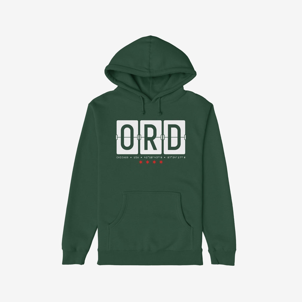 Chicago ORD O'Hare Airport Flipboard Hoodie & Sweatshirt