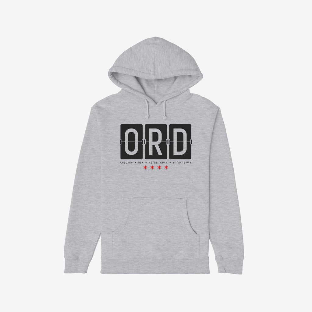 Chicago ORD O'Hare Airport Flipboard Hoodie & Sweatshirt