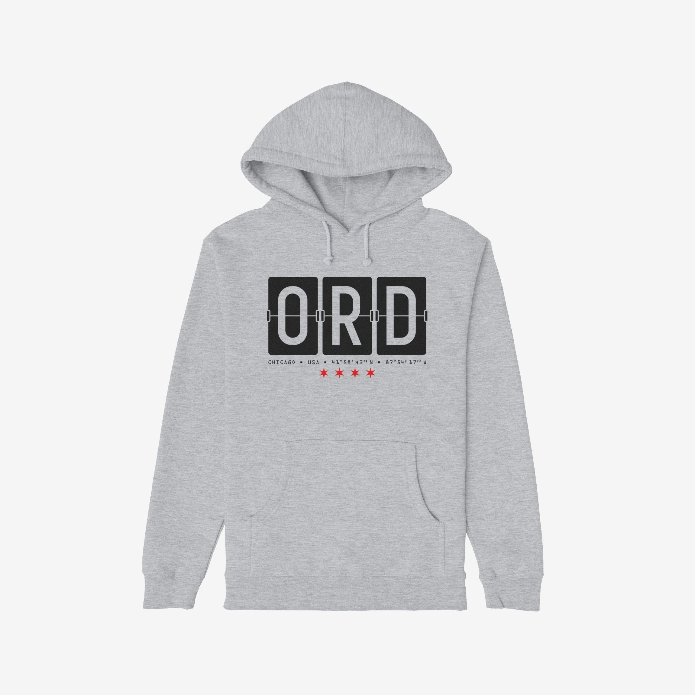 Chicago ORD O'Hare Airport Flipboard Hoodie & Sweatshirt