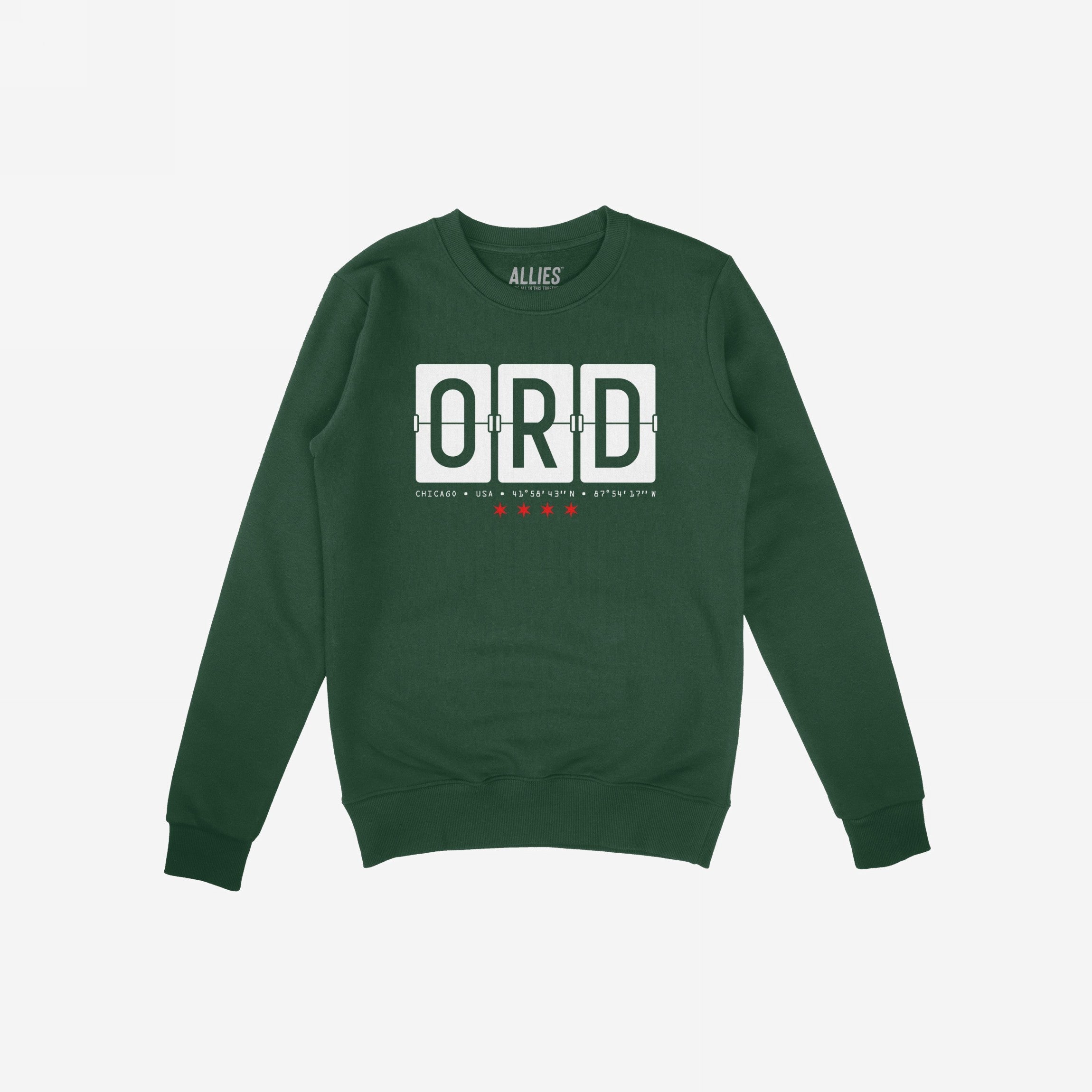 Chicago ORD O'Hare Airport Flipboard Hoodie & Sweatshirt