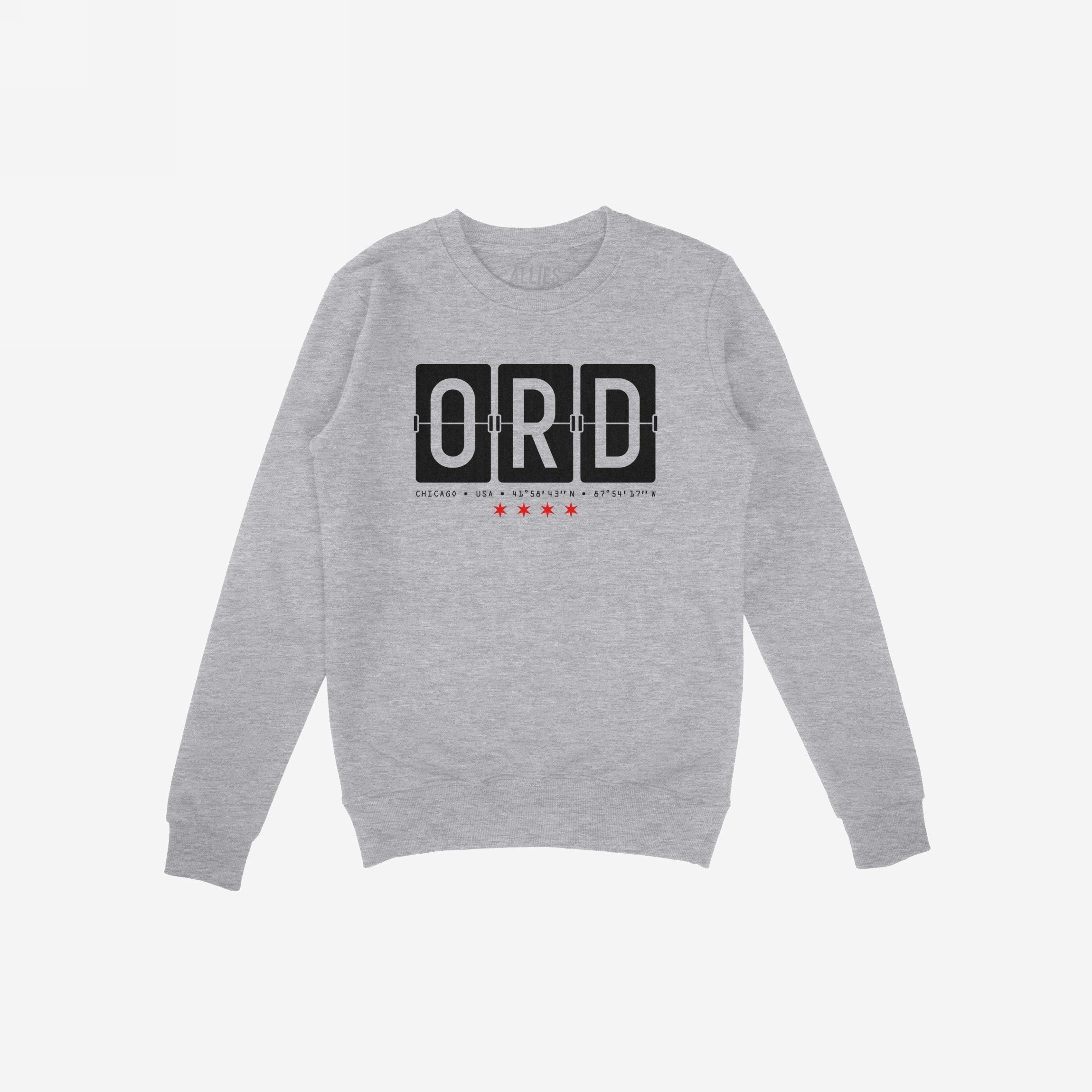 Chicago ORD O'Hare Airport Flipboard Hoodie & Sweatshirt