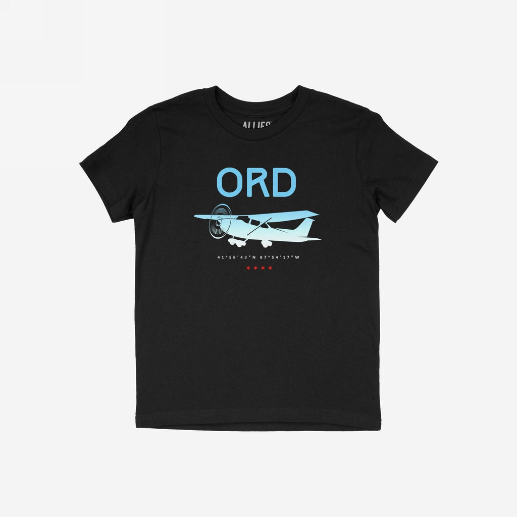 Chicago ORD O'Hare Airport Gradient T-shirt