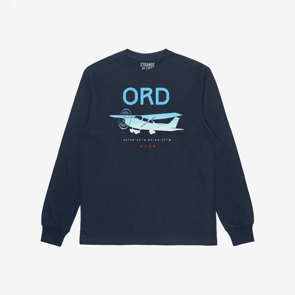 Chicago ORD O'Hare Airport Gradient T-shirt