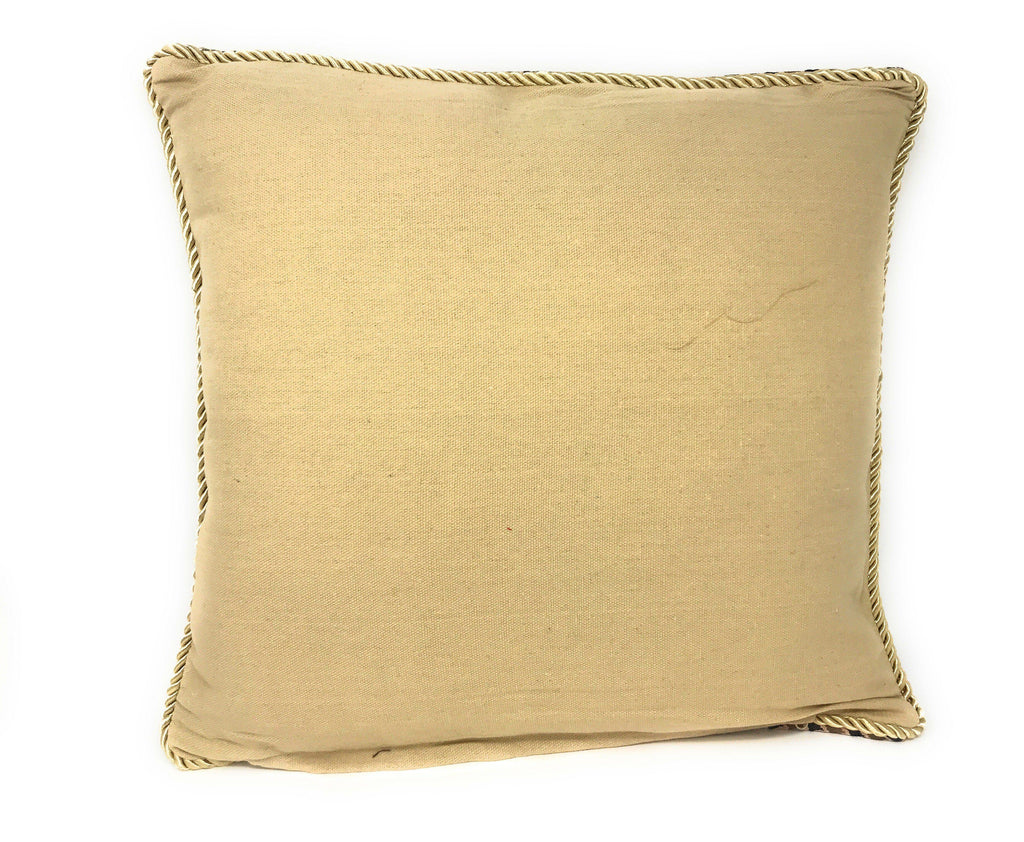 DaDa Bedding Set of 2-Pieces Postcard Milan Tapestry Throw Pillow Covers w/ Pillow Inserts, 18" x 18"