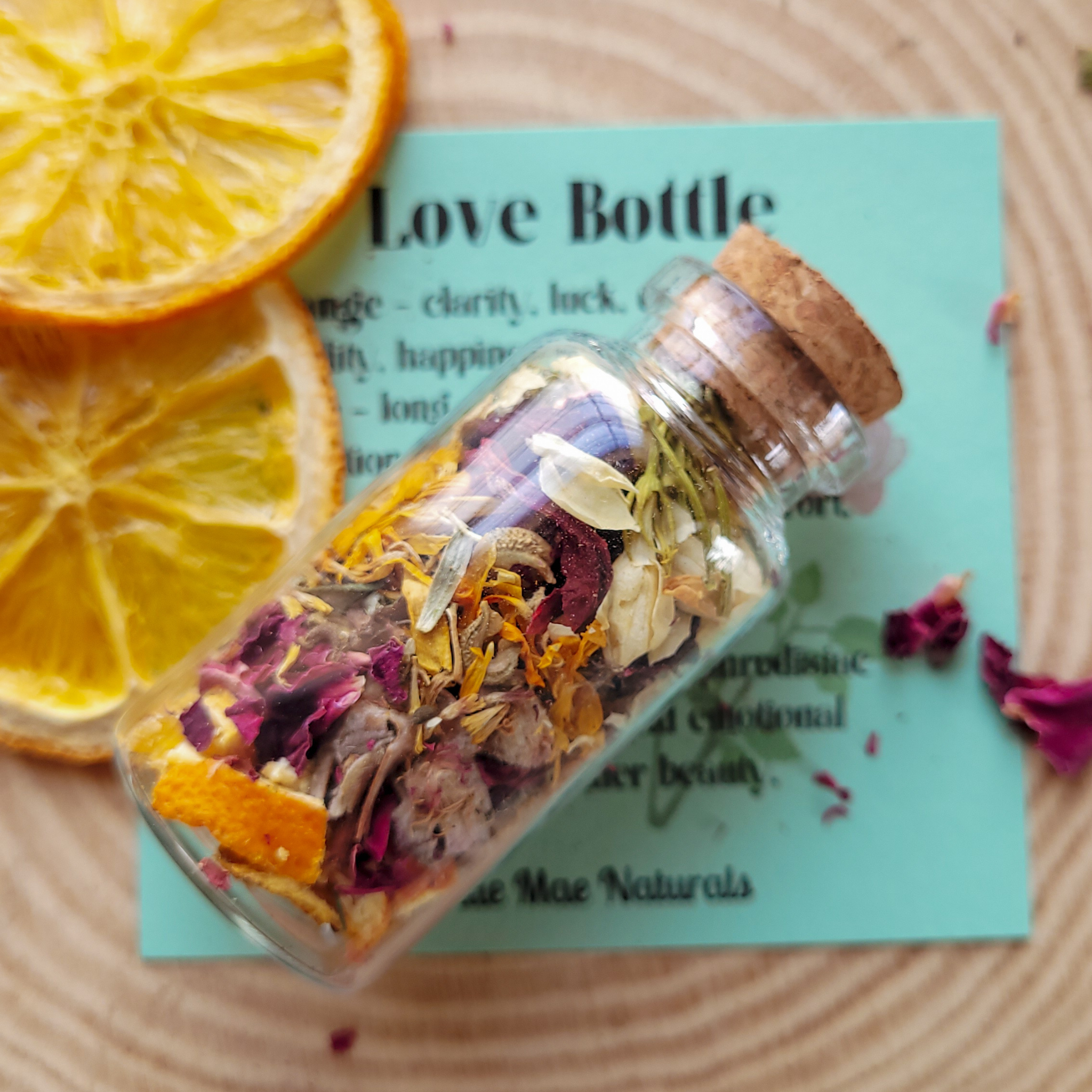 Love Spell Bottle, Intention Setting for Love and Affection
