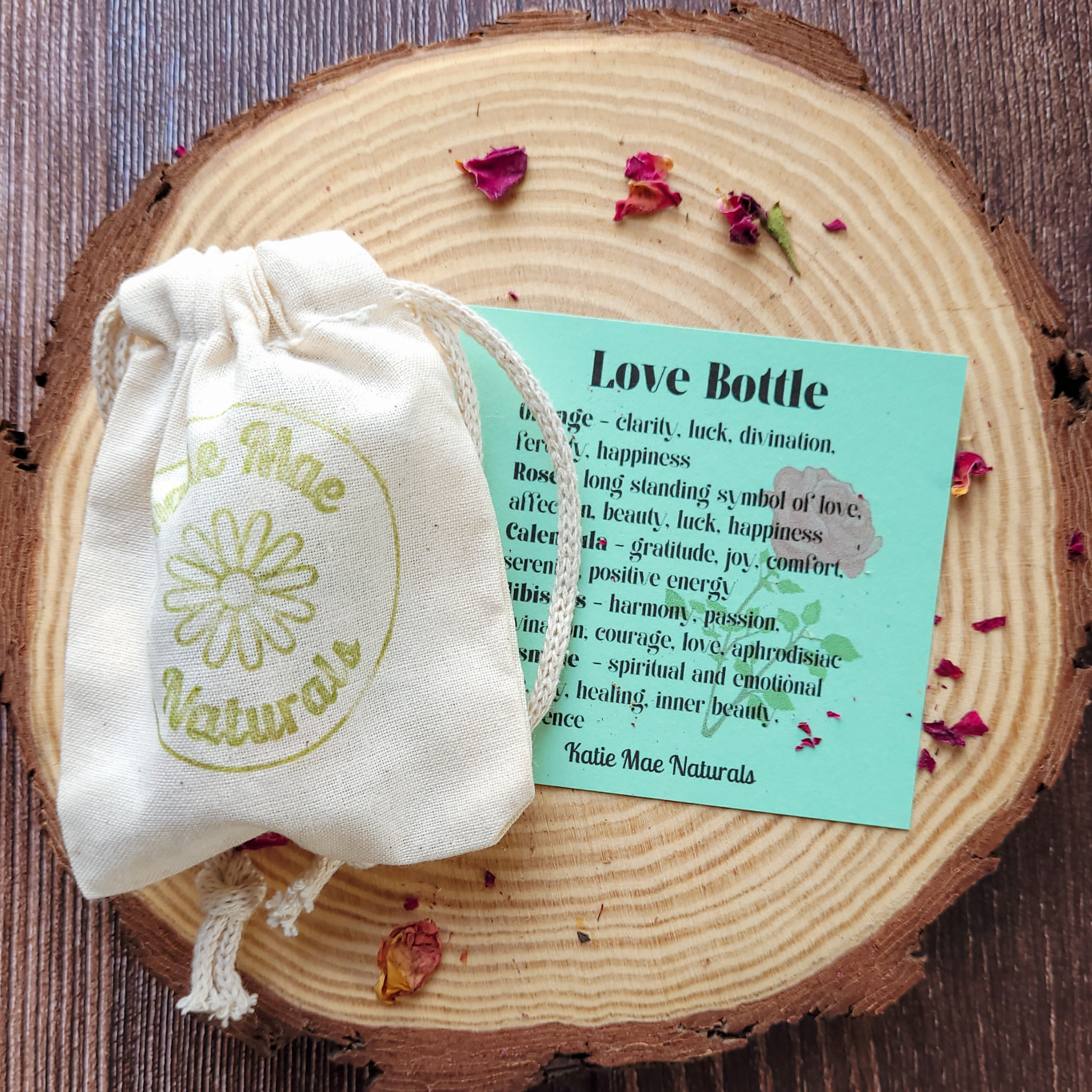Love Spell Bottle, Intention Setting for Love and Affection