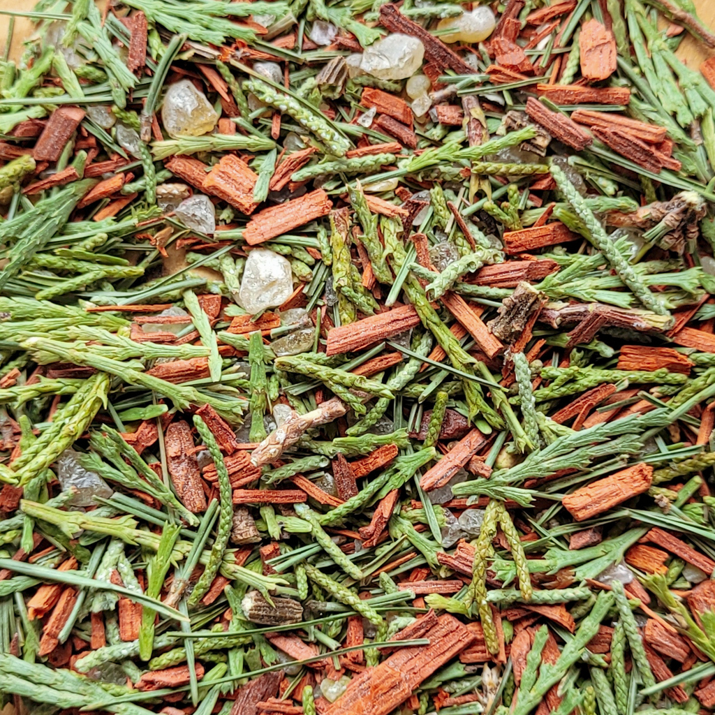 From the Forest Herbal Incense – Cedar Pine Frankincense Blend for Grounding, Meditation & Woodland Rituals