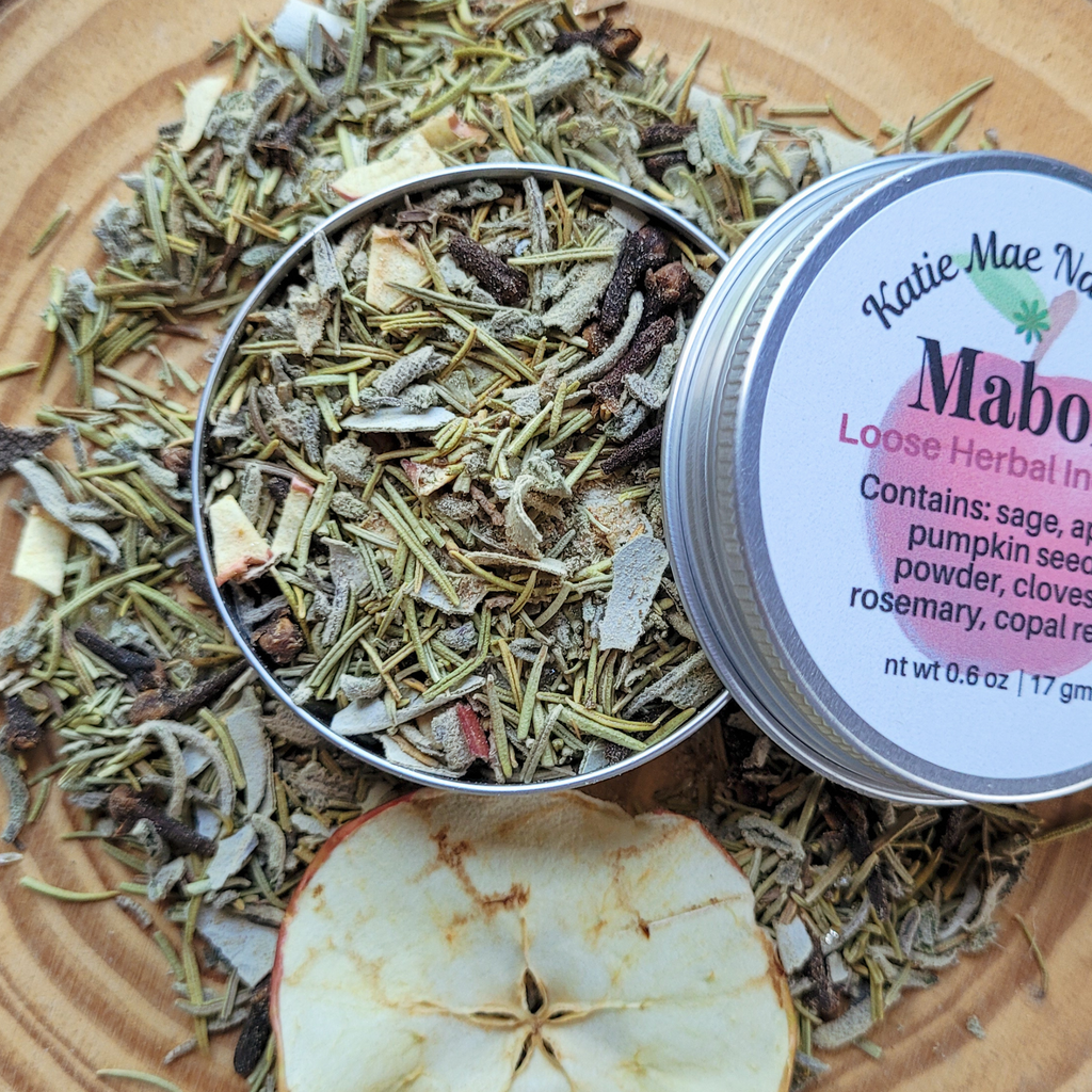 Mabon Herbal Incense – Apple Sage Copal Blend for Autumn Rituals, Gratitude & Balance