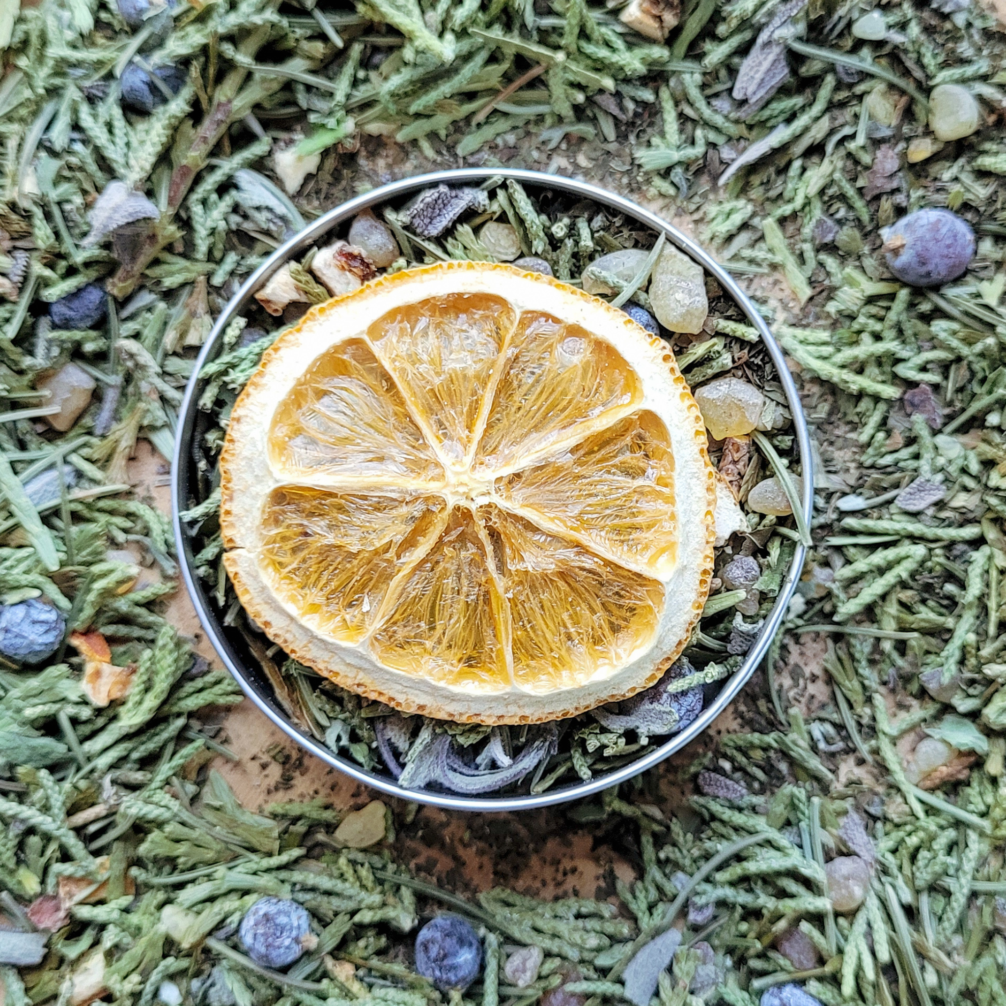 Yule Herbal Incense – Pine Cedar Frankincense Blend for Winter Solstice Rituals & Renewal