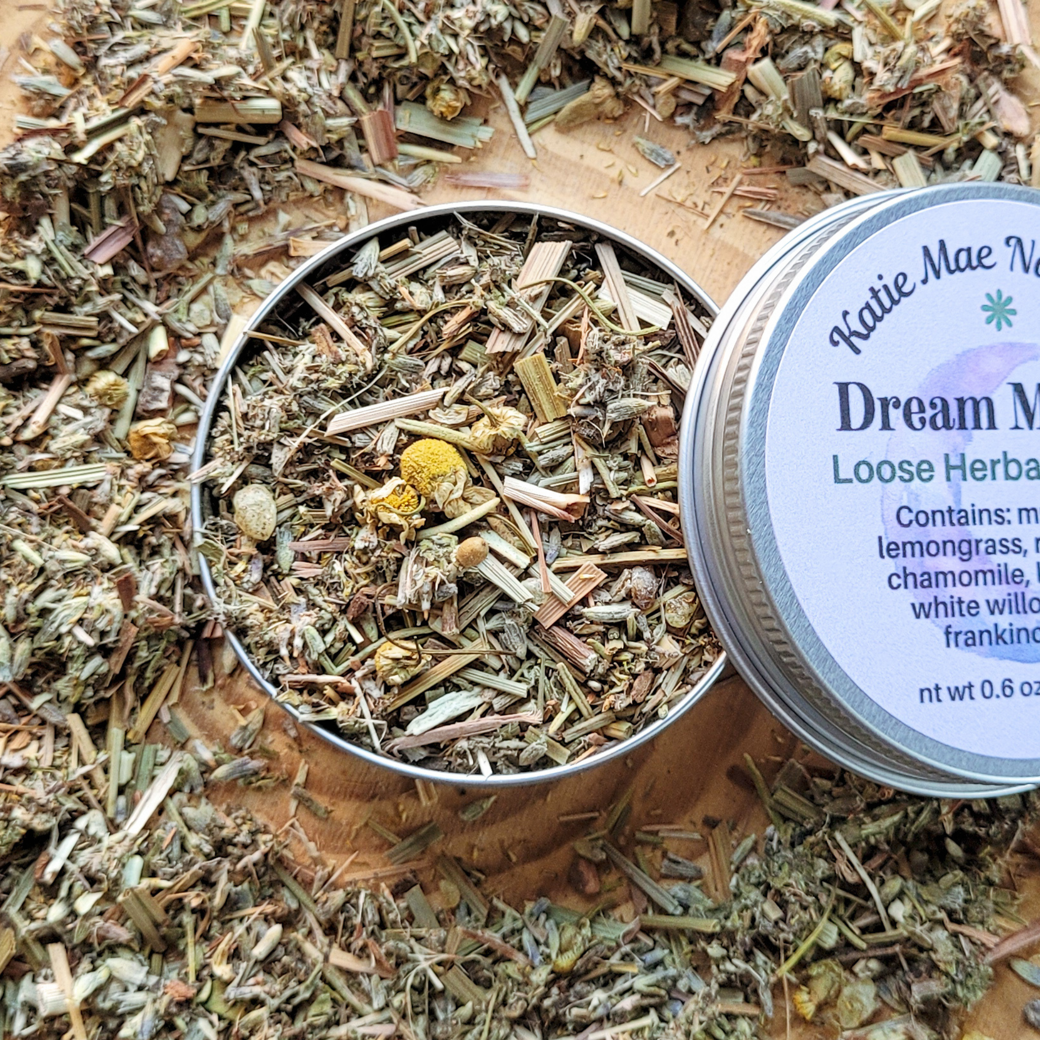 Dream Magick Herbal Incense – Mugwort Lavender Frankincense Blend for Dreamwork, Intuition & Sleep Rituals