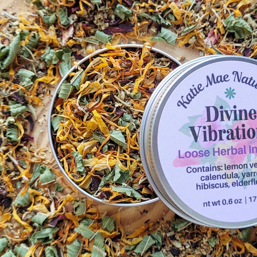 Divine Vibrations Herbal Incense – Floral Herbal Blend for Peace, Harmony & Spiritual Connection