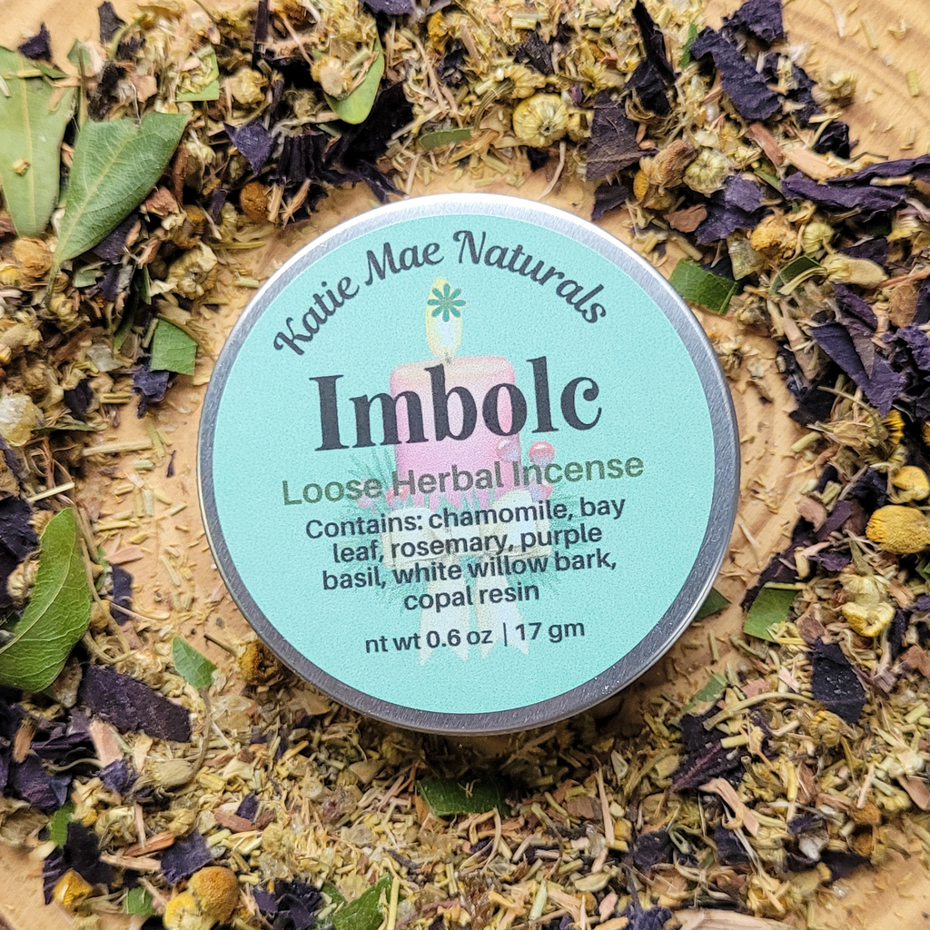 Imbolc Herbal Incense – Chamomile Rosemary Copal Blend for Renewal, Cleansing & Seasonal Awakening